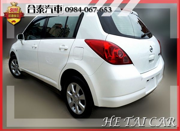  2009年Nissan Tiida白色 照片2