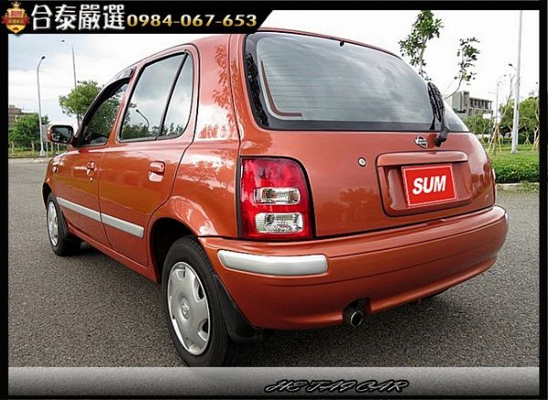 2003年 Nissan March 紅 照片3