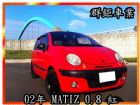 新北市02年 MATIZ 台朔二號 FORMOSA 台朔 / Matiz中古車