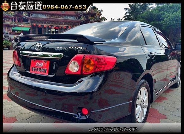 2008年 Toyota Altis 黑 照片3