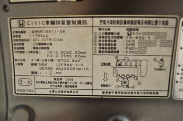 06 K12 CIVIC (可全貸) 照片10