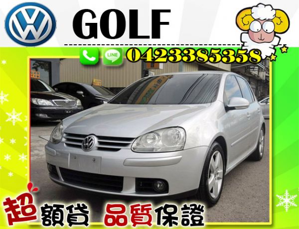 ▲全額貸▲福斯 07 GOLF TDI  照片1