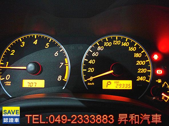 2011年 ALTIS 1.8 黑  照片6