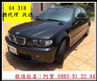 新竹縣運動版 保證實價 不實退三萬 可全貸 BMW 寶馬 / 318i中古車