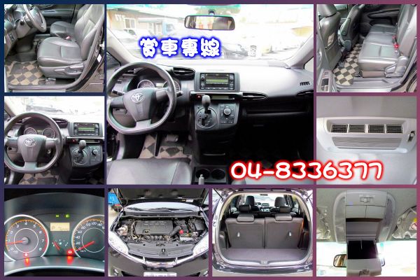2012年 豐田 Wish 2.0 黑 照片3