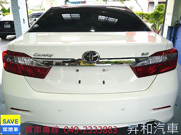 2012年 豐田 CAMRY 2.0 白 照片3