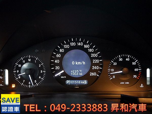 2006年 賓士 E280 3.0 黑 照片6