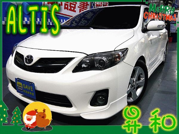 2011年 豐田 ALTIS 1.8 白 照片1