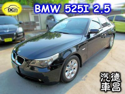 BMW 525I E60型 黑 照片1