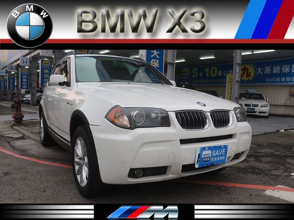 07年 BMW X3 3.0 全景式天窗 照片1