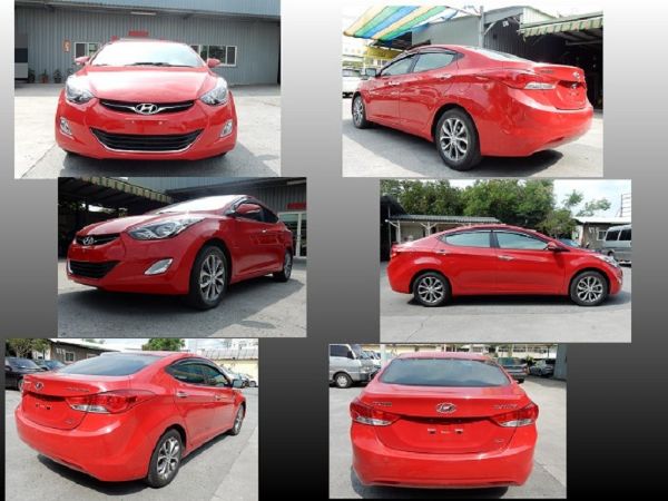 2013年現代ELANTRA 紅1.8 照片2