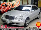 台中市2005 BENZ E200K 1.8 BENZ 賓士 / E200中古車