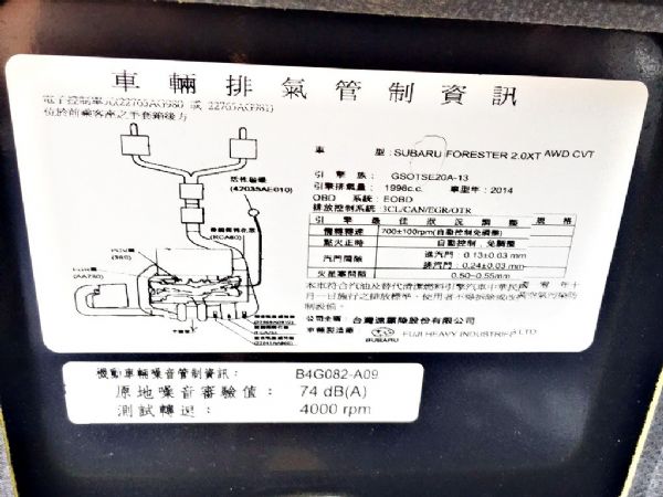 FORESTER 免保人可全貸可超貸 照片5