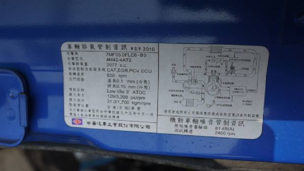 11尺半 雙芯升降尾門 僅跑10萬  照片9