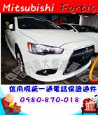 台中市2013年 佛提斯 白 19.8萬 MITSUBISHI 三菱 / Fortis中古車