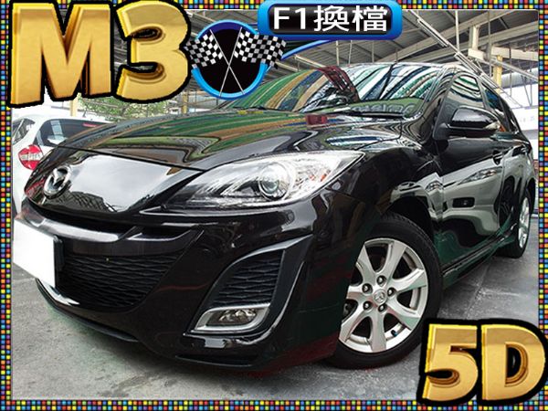 2012年馬自達 M3 2.0 5D 黑 照片1