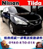 台中市2014年 日產 鐵打 5D 黑 39萬 NISSAN 日產 / TIIDA中古車