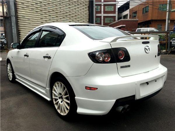 2007年 MAZDA3 2.0S白 照片4