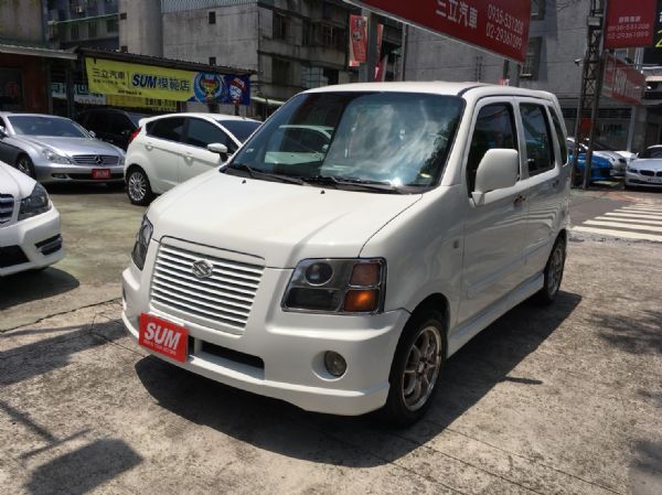 SUZUKI SOLIO 頂級轎車版 白 照片1