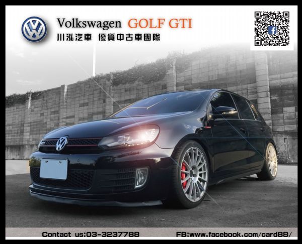 11 Gti Mk6 2 0l小鋼炮 Vw 福斯golf Gti 桃園中古車 二手車 桃園中古汽車