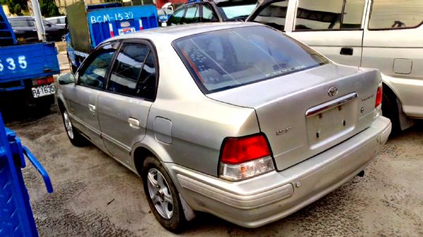 一手代步車2001年1.5銀Tercel 照片2